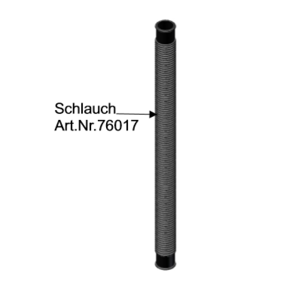 Schlauch schwarz